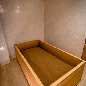 米ぬか酵素風呂の衛生面について。米ぬか酵素風呂の特徴について。