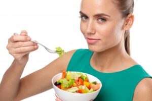 腸活と食物繊維について、メリット２血糖値の急激な上昇や食べ過ぎを抑制する。